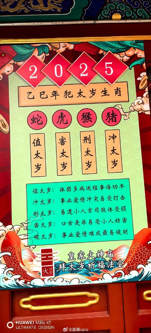 2025什么生肖犯太岁严重_2025年哪些属相犯太岁?应该怎么办?