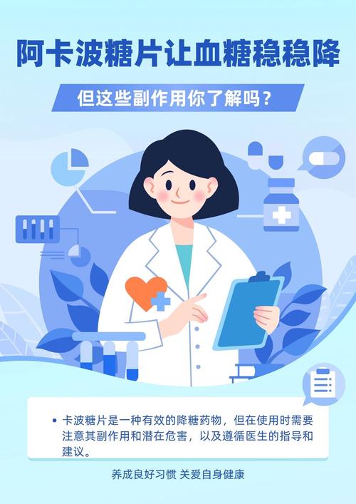 吃阿卡波糖要警惕四种病_吃阿卡波糖片的副作用怎么办