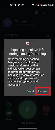关于telegram视频不能在线的信息