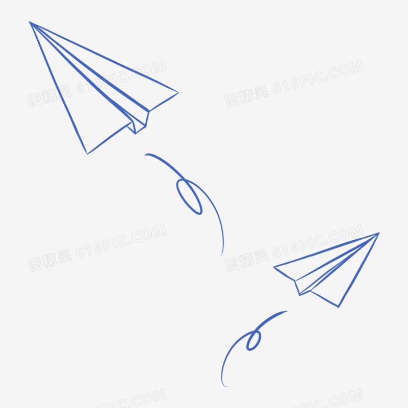 [纸飞机简笔画唯美]纸飞机简笔画简单又漂亮