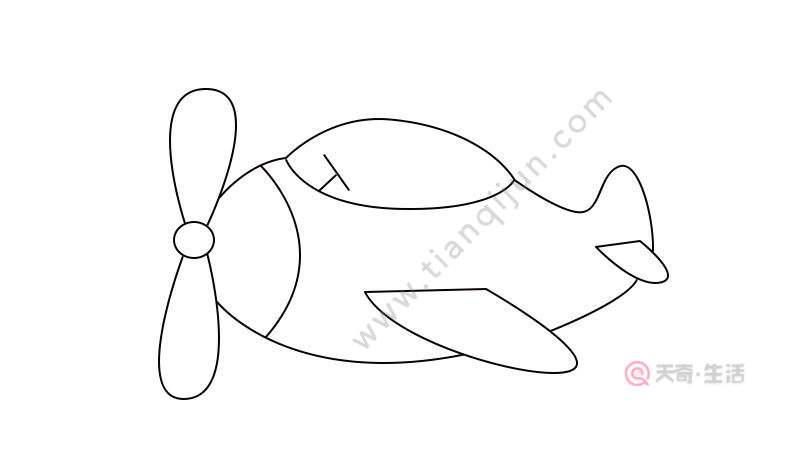 [小飞机简笔画]怎么画小飞机简笔画