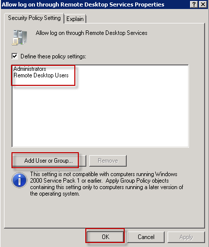 remotedesktopusers权限