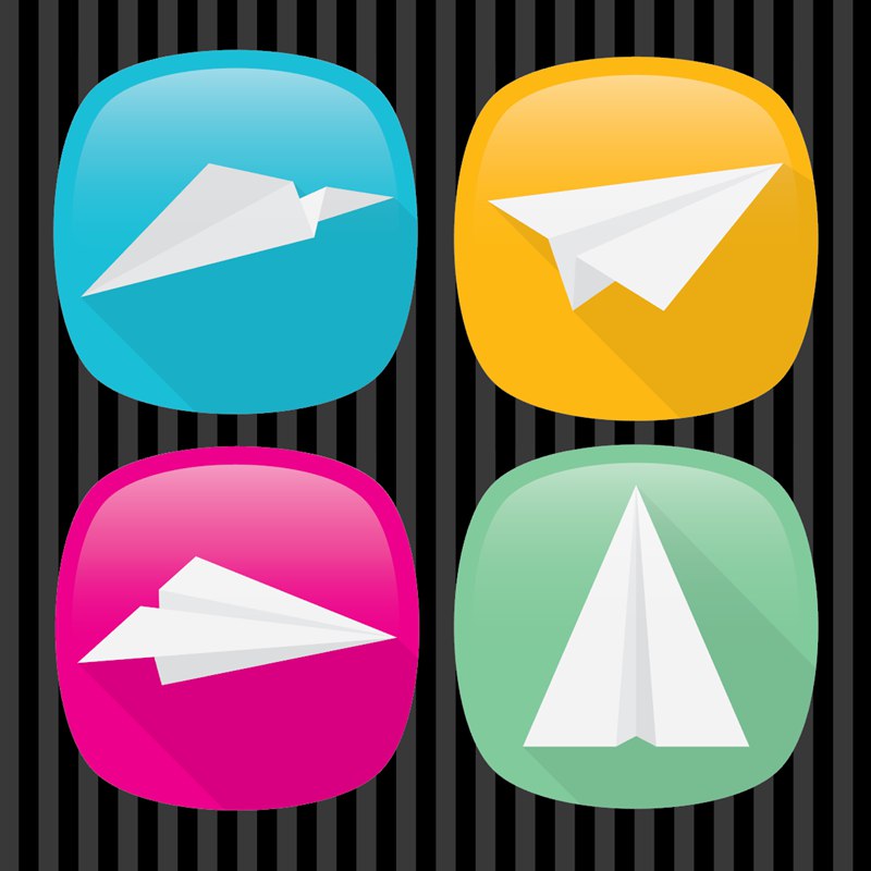 纸飞机图标的外国app,国外的纸飞机软件怎么设置中文