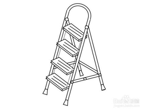 梯子的图画_梯子图片简笔画