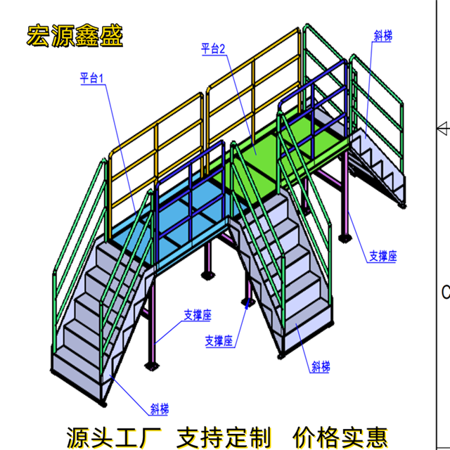铝合金梯子结构图_铝合金梯子的材料叫什么