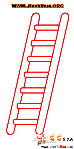 梯子简笔画_梯子简笔画图片