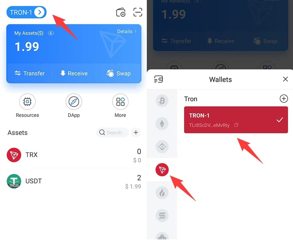 token钱包trx截图_tokenpackage钱包
