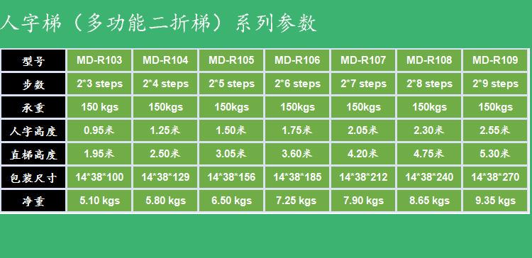 铝合金梯子伸缩梯规格型号_铝合金伸缩梯子10米规格型号