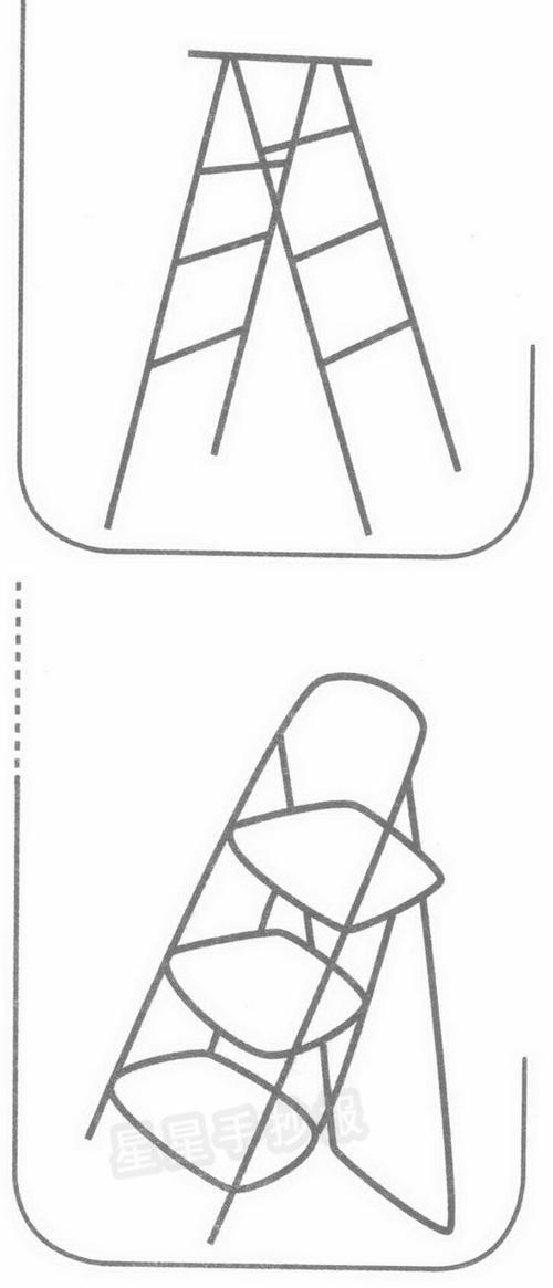 梯子画法_梯子怎么画好看
