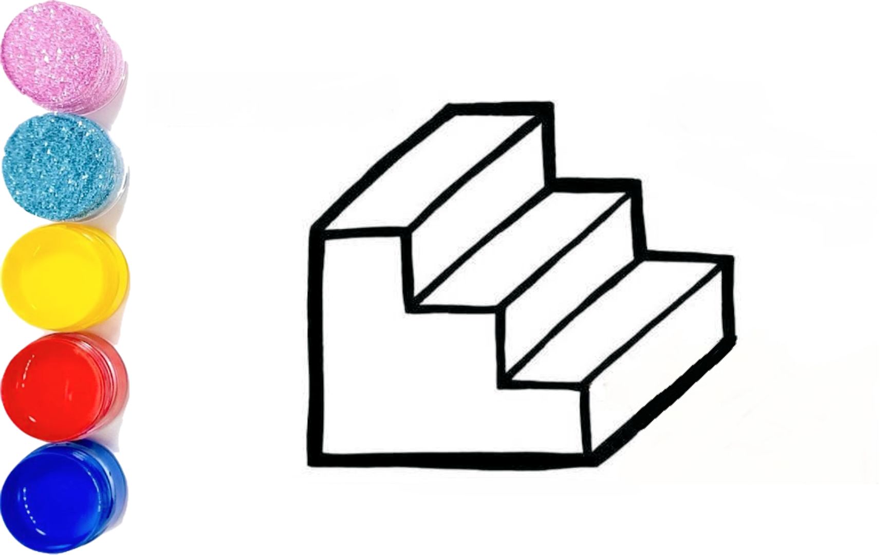 怎么简笔画梯子_梯子简笔画图儿童