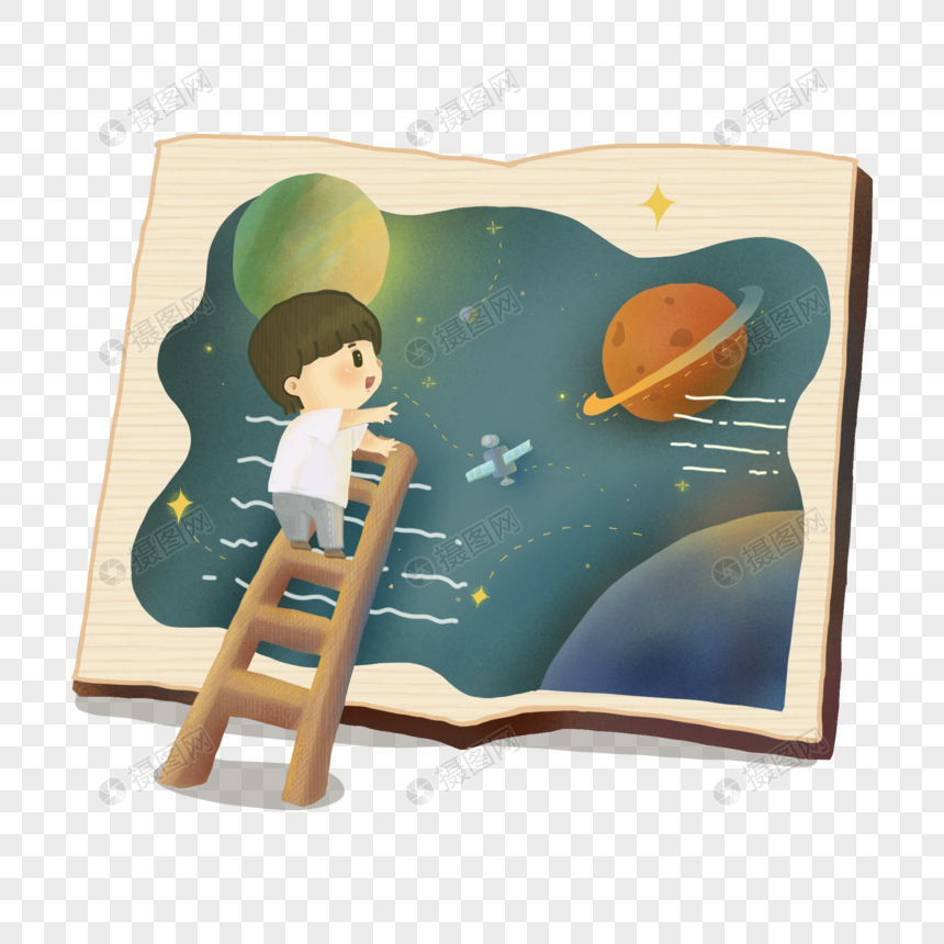 小孩趴梯子卡通图片_小孩爬楼梯简笔画图片