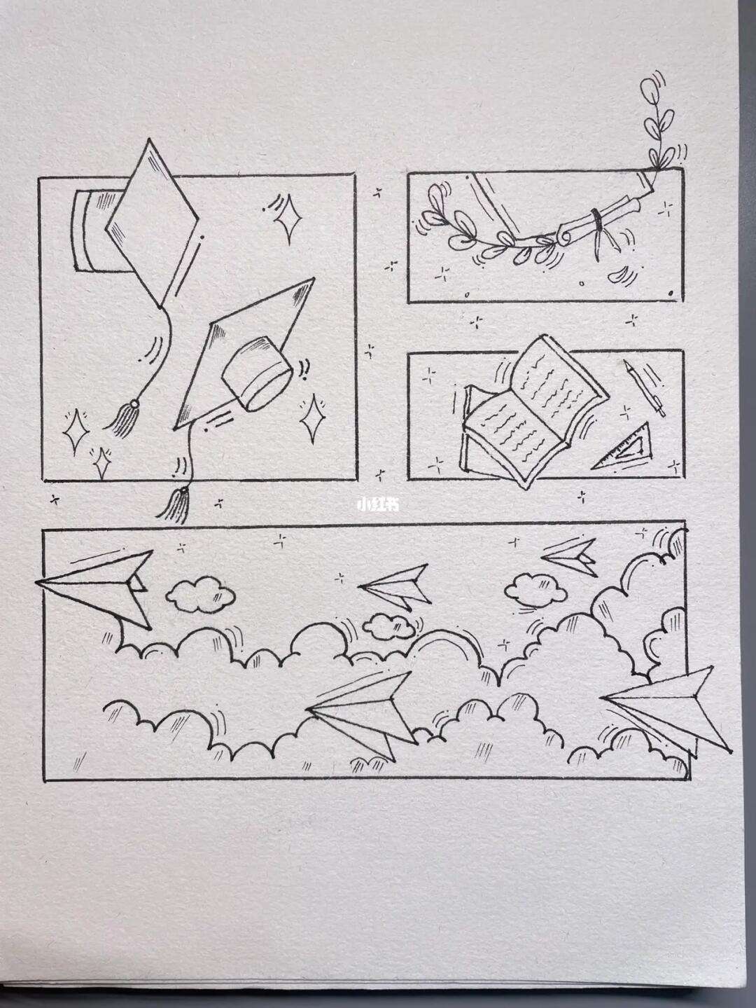 纸飞机的绘画_纸飞机的绘画边框
