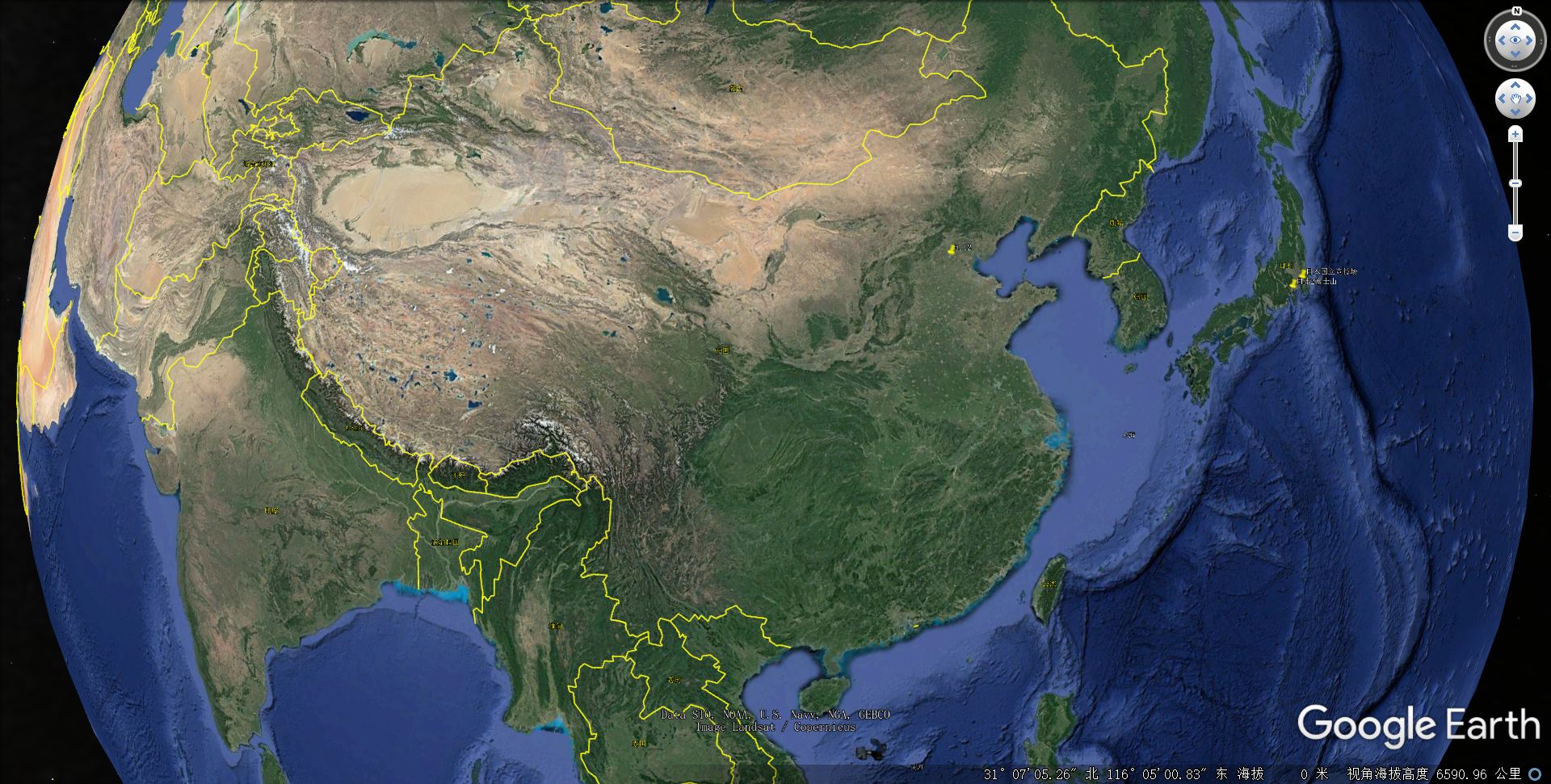 谷歌地球最新版卫星全景_谷歌地球超清实时卫星地图
